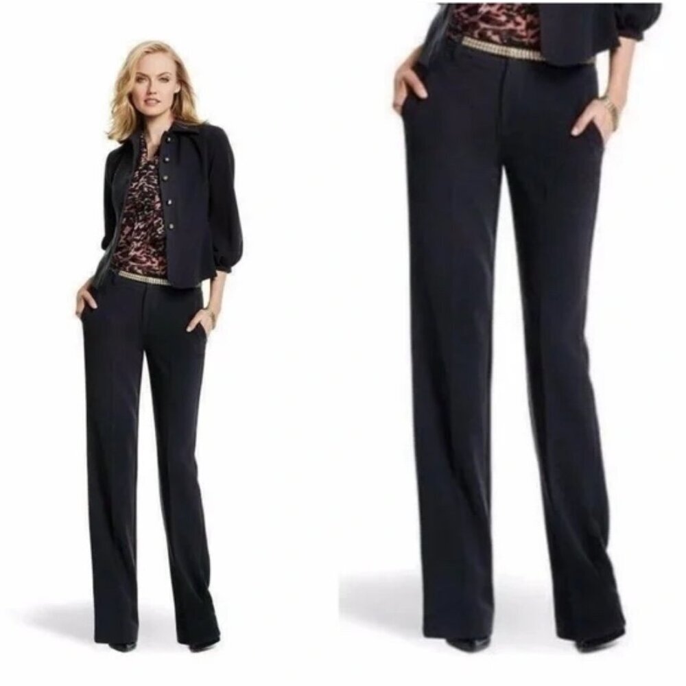 CAbi Keaton Trouser Dress Pant Full Length in Black Womens 4
